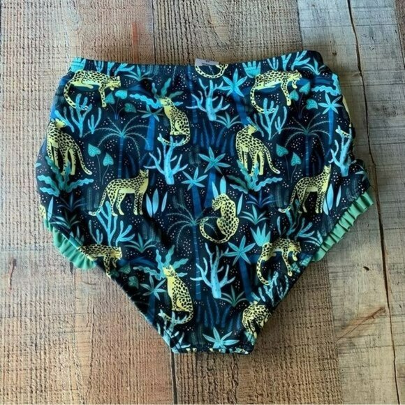 Ruffle butts girls safari high rise swimsuit bikini bottom -16 - Picture 5 of 8